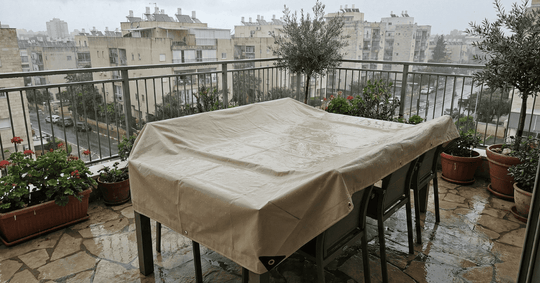 לכסות כמו מקצוענים: שמשונית ברזנט - ההבדל בין הכול נרטב להכול סבבה