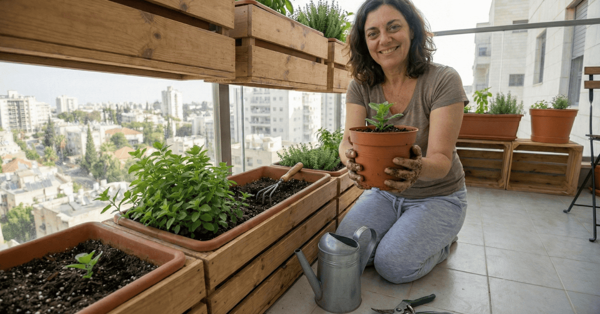 אדמת שתילה למרפסת