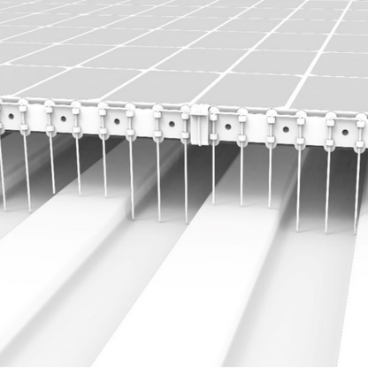 150 יחידות, קליפס להתקנה מהירה של דוקרן שמש, דוקרן נגד יונים להתקנה בלוחות סולאריים