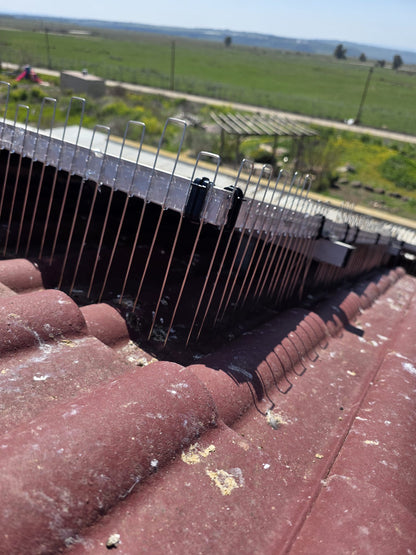 150 יחידות, קליפס להתקנה מהירה של דוקרן שמש, דוקרן נגד יונים להתקנה בלוחות סולאריים