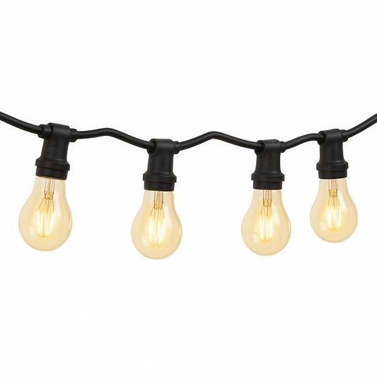 גרילנדה תאורה מקצועית 100 מטר IP44 מבית דליאור - לתאורת חוץ מרהיבה ועמידה לאורך זמן