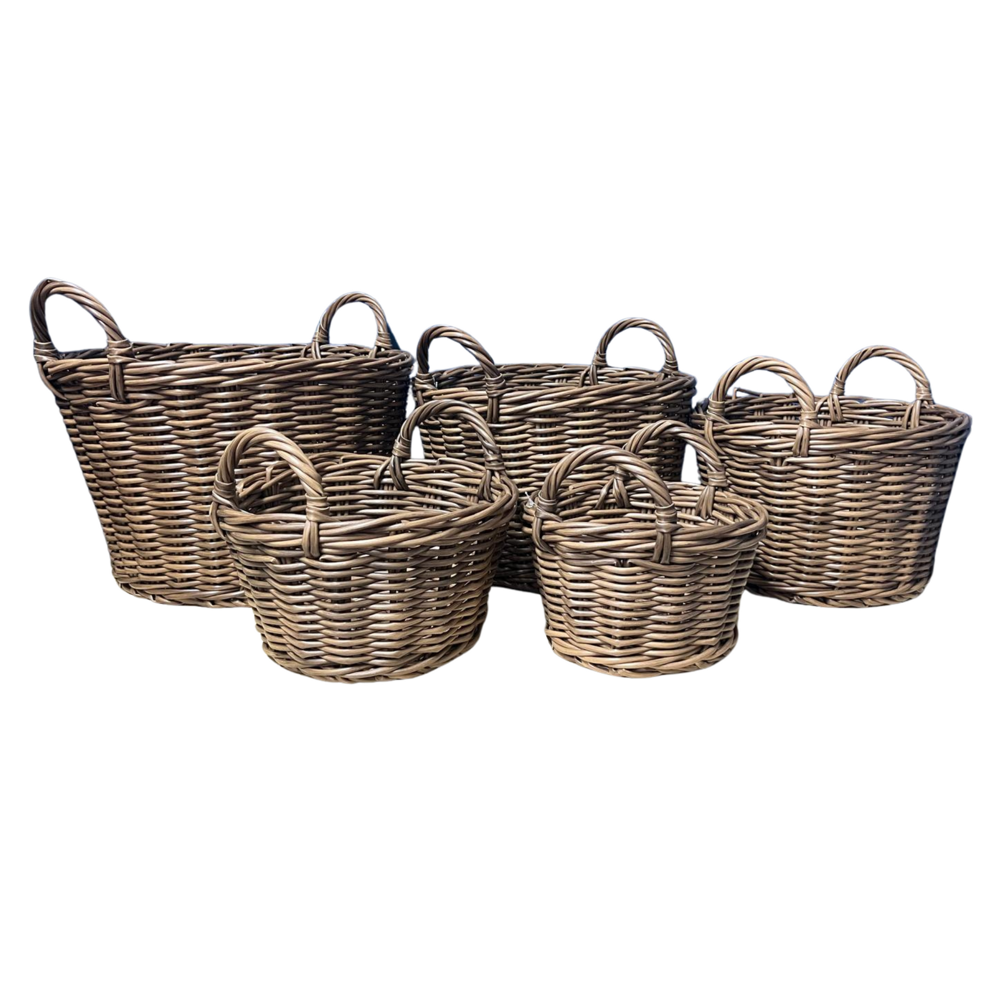 סט סלסלות קש קשיחות