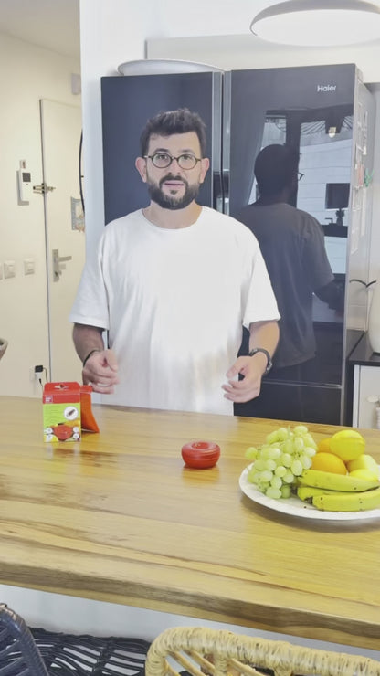 מלכודת ברחשים | מלכודת זבובי פירות ביתית - כוללת פיתיון משיכה עוצמתי במיוחד, ללא רעלים ובטוח לשימוש