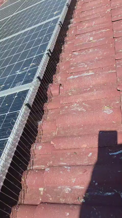 150 יחידות, קליפס להתקנה מהירה של דוקרן שמש, דוקרן נגד יונים להתקנה בלוחות סולאריים