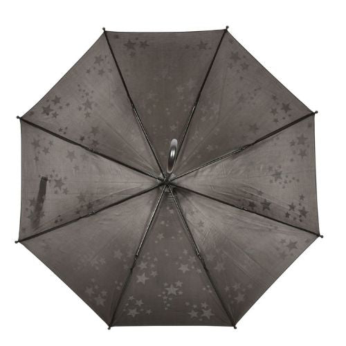 מטרייה לילדים בדוגמת כוכבים צבעי שחור לבן 87.5X87.5X71.2 ס"מ