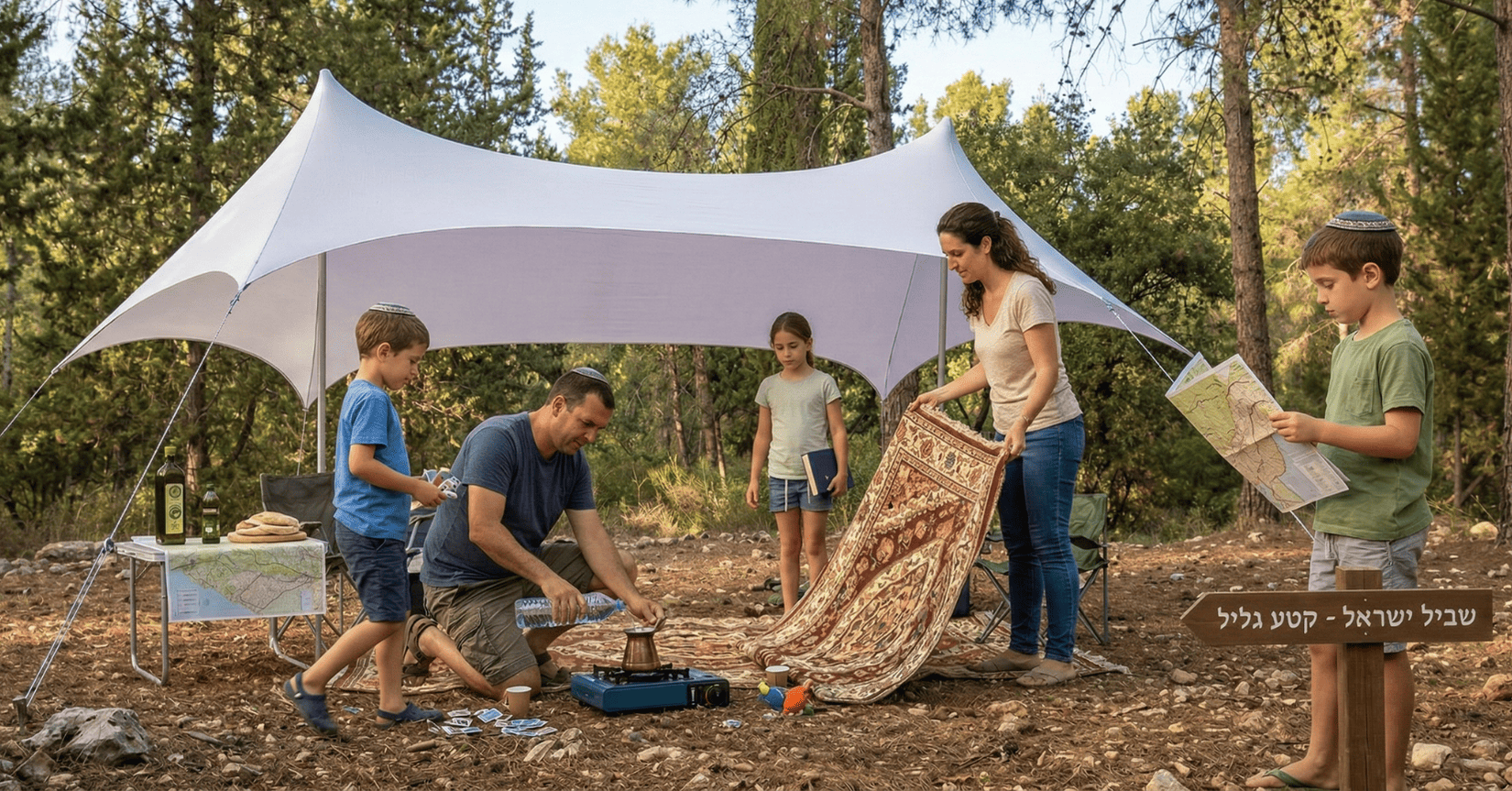 ציליה לים והצללה לקמפינג - ציליות, פתרונות הצללה ומוצר אחד שעושה סדר