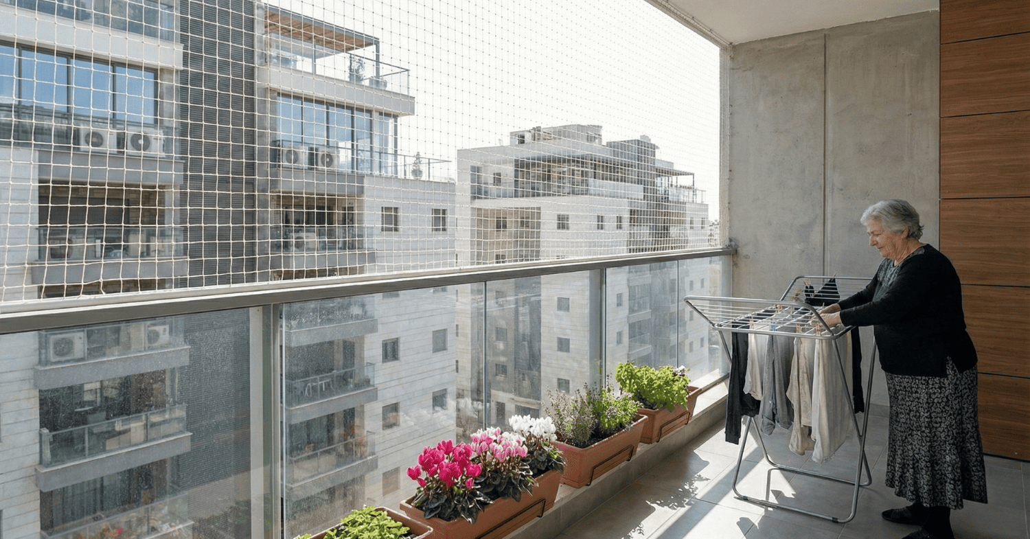 פחות כנפיים, פחות לכלוך - התקנת רשת נגד יונים וציפורים מבית צור מרקט