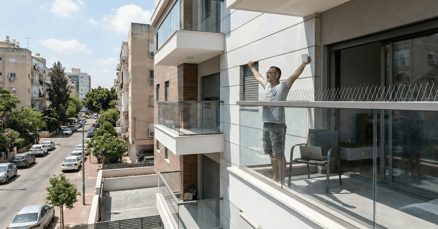 פיצ’ר מומלץ שלא ביקשנו להרחקת יונים - התקנת דוקרנים נגד יונים