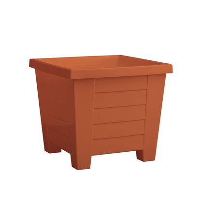 אדנית כנען ריבועית טרקוטה 