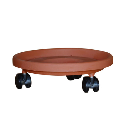 צלחת 3 גלגלים טרקוטה
