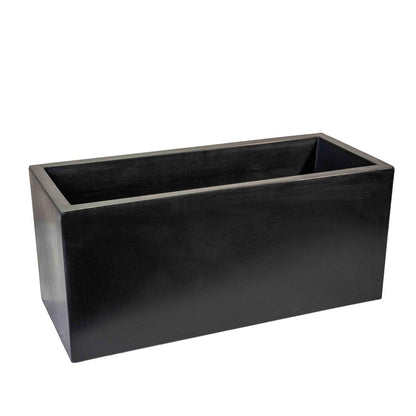 אדנית רוטו מלבנית 60×20 ס"מ בצבע שחור קלאסי - עיצוב נקי ומוקפד במיוחד