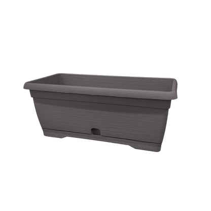 אדנית מיני צבר מלבנית 12.5X35 ס"מ עם תחתית ניקוז מובנית בשלל צבעים