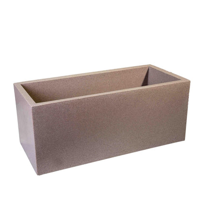 אדנית רוטו מלבנית 70×30 ס"מ בצבע גרניט יוקרתי - עיצוב נקי ומוקפד עם נוכחות מרשימה