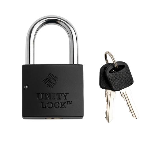 מנעול לדלת מקצועי לנעילה בטוחה של עסקים במגוון גדלים + 4 מפתחות
