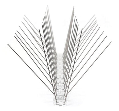 דוקרנים נגד יונים מנירוסטה – דגם W מחוזק | 1,000 יח' (500 מטר) | 8 שנות אחריות