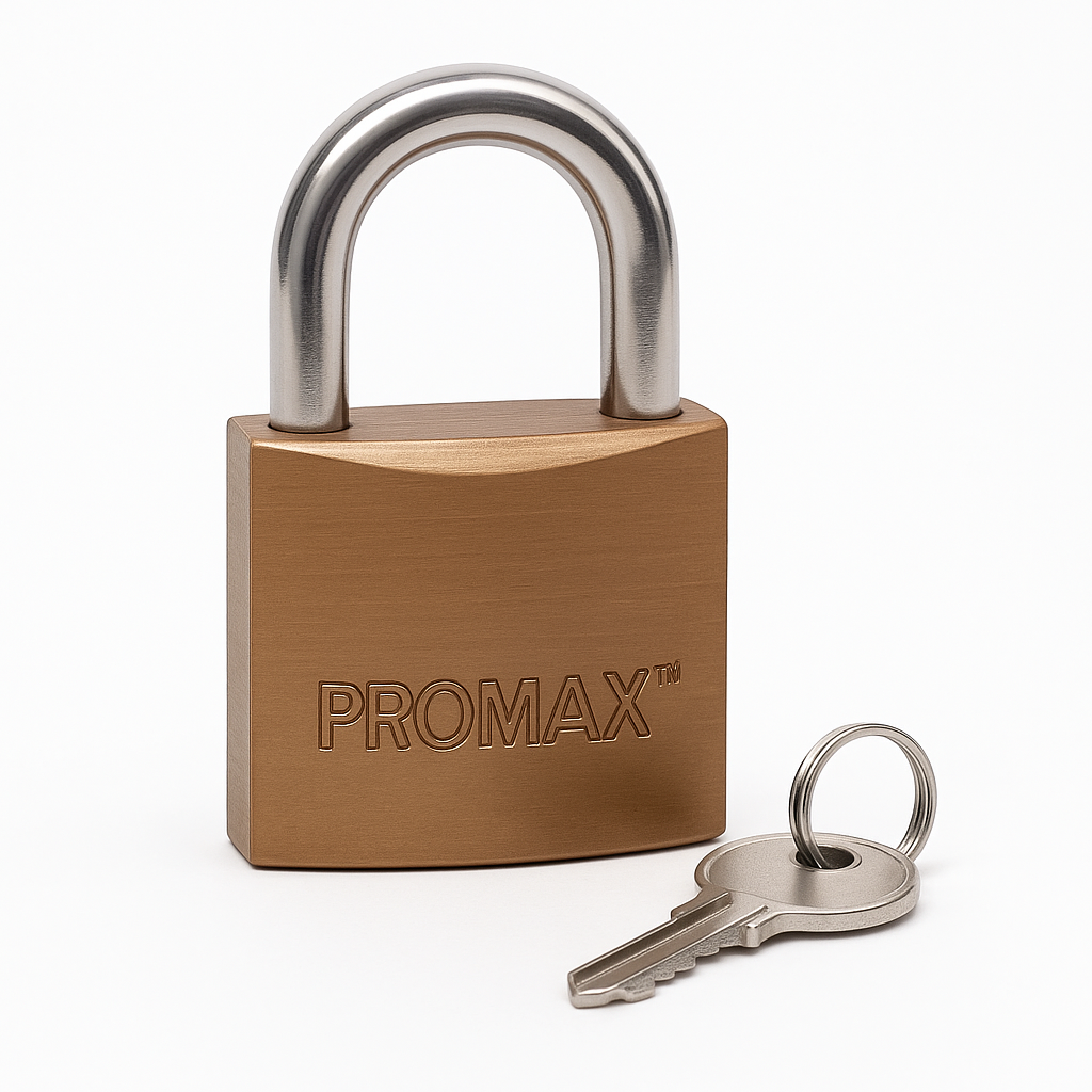 מנעול תלייה 30 מ"מ גובה 5.5 ס"מ + 2 מפתחות