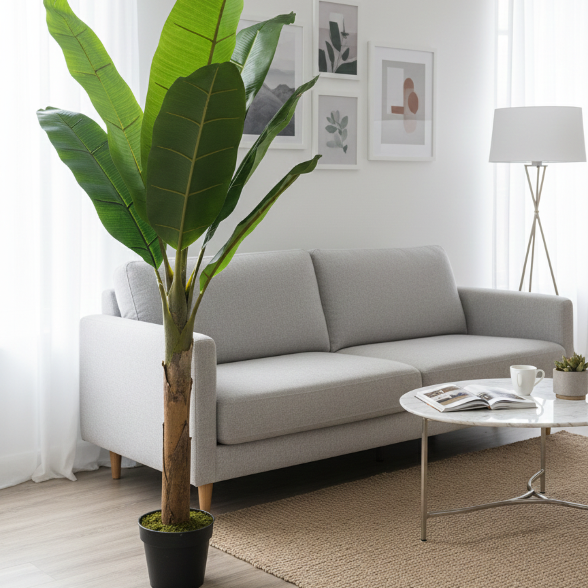 עציץ בננה מלאכותי ומרשים