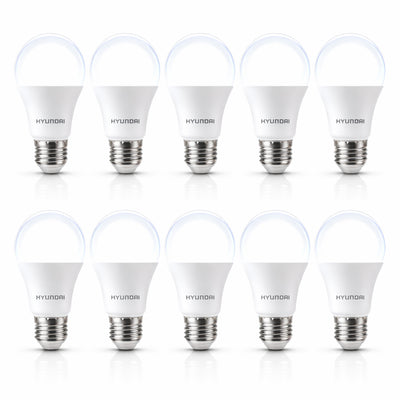 מארז 10 נורות לד יונדאי 10W (Hyundai) – נורות חסכוניות באור יום להארה עוצמתית