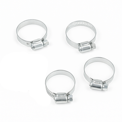 בנדים מתכת קוטר 1/2 אינץ', 4 יחידות באריזת שקף לחיזוק צנרת ושרוולי ריתוך מקצועיים
