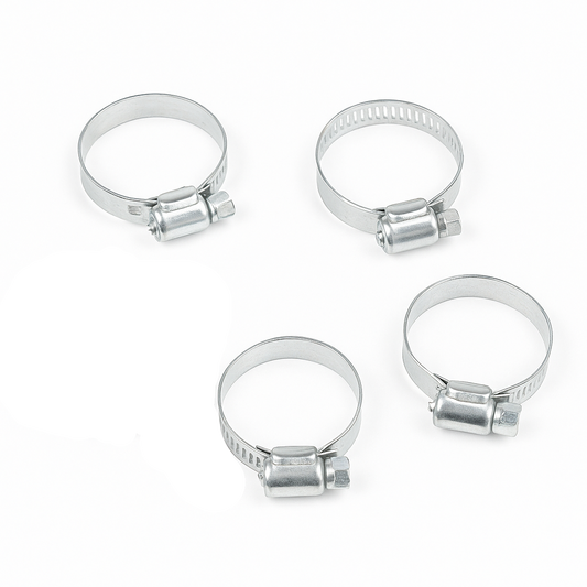 בנדים מתכת קוטר 1/2 אינץ', 4 יחידות באריזת שקף לחיזוק צנרת ושרוולי ריתוך מקצועיים
