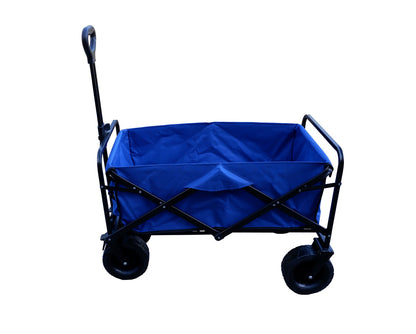 עגלת קמפינג FireFly Playa 4 גלגלים כחול - 90 ק"ג - בד 600D - מתקפלת -