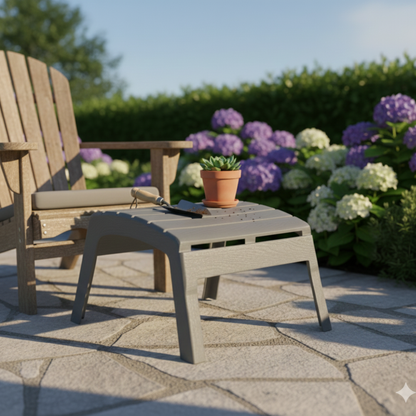 הדום רגליים אלויארה (50×58.5×33 ס״מ), הדום חוץ ופנים מעוצב ועמיד UV