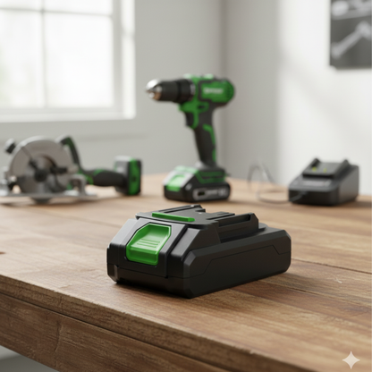 סוללה נטענת 2 אמפר למוצרי גינון 20V של CUT