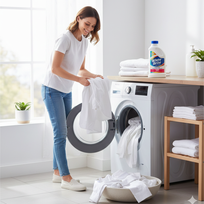 וויט ברייט - מלבין לכביסה לבנה ללא אקונומיקה 790 מ"ל