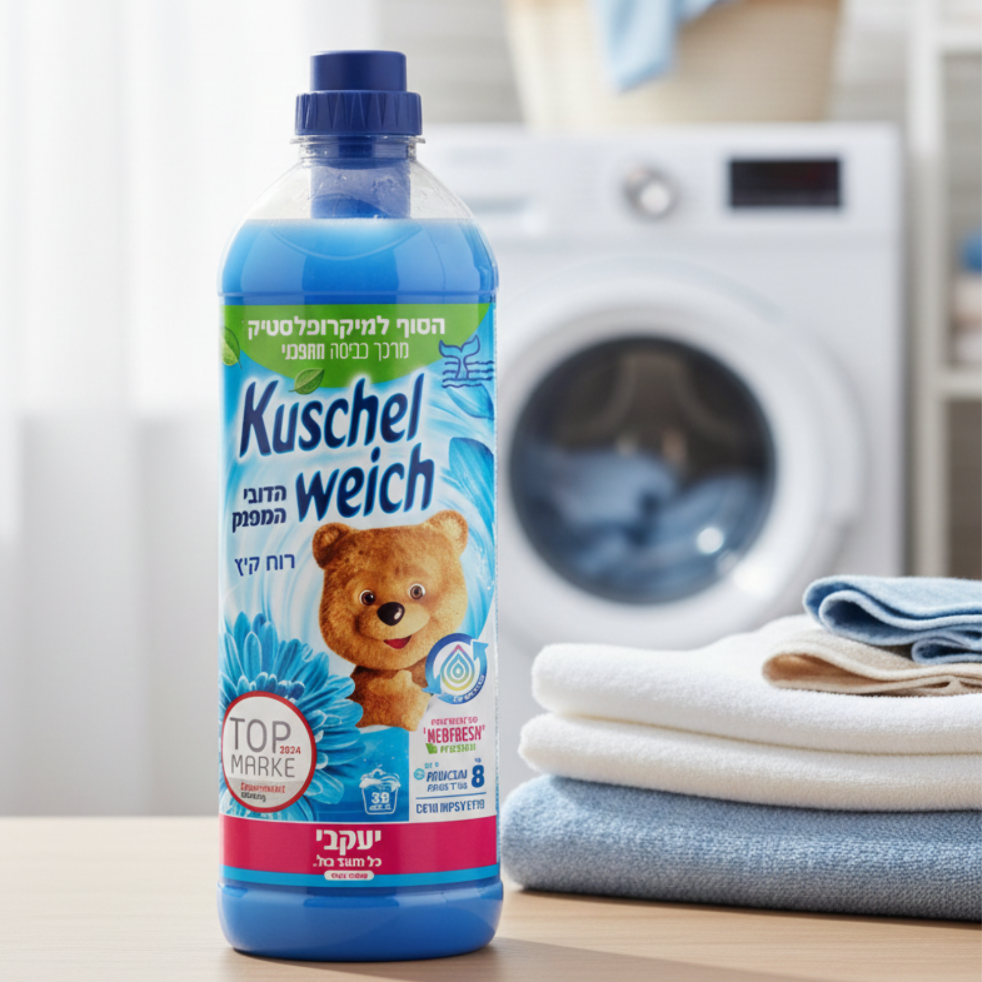 קושלוייך – מרכך כביסה מפנק – רוח קיץ מרכך הכביסה הנמכר ביותר בגרמניה. מעניק לבדים רכות