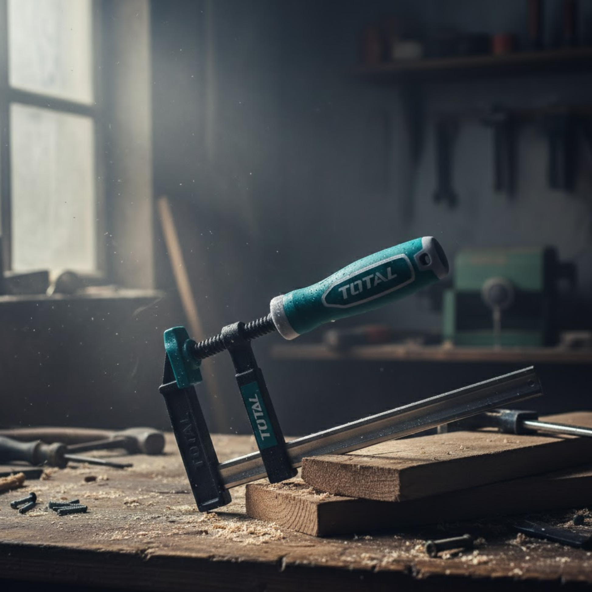 קליבה מקצועית F דגם TOTAL 120×500 מ"מ | כוח הידוק 450 ק"ג קליבה חזקה ואמינה מבית