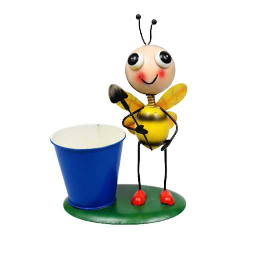 עציץ דקורטיבי בדמות דבורה