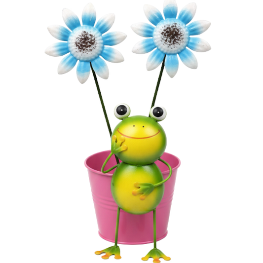 עציץ דקורטיבי דמוי צפרדע