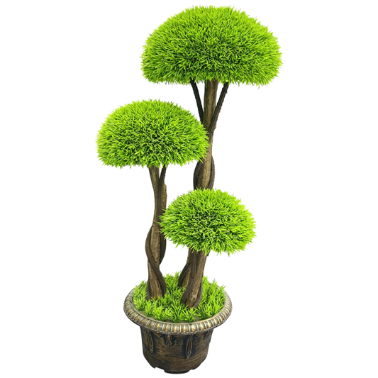 ברוש כדורי מעוצב 90 סמ 3 כדורים