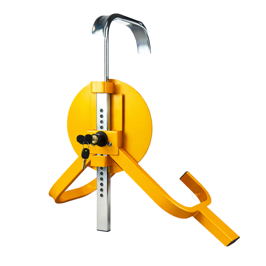 סנדל נעילה לרכב ולנגררים (3 זרועות) לאבטחה מקסימלית - מתאים לגלגל 13''-15''