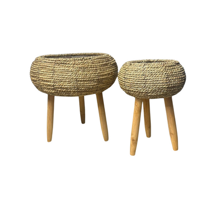 סט זוג קערות עציצים מקש