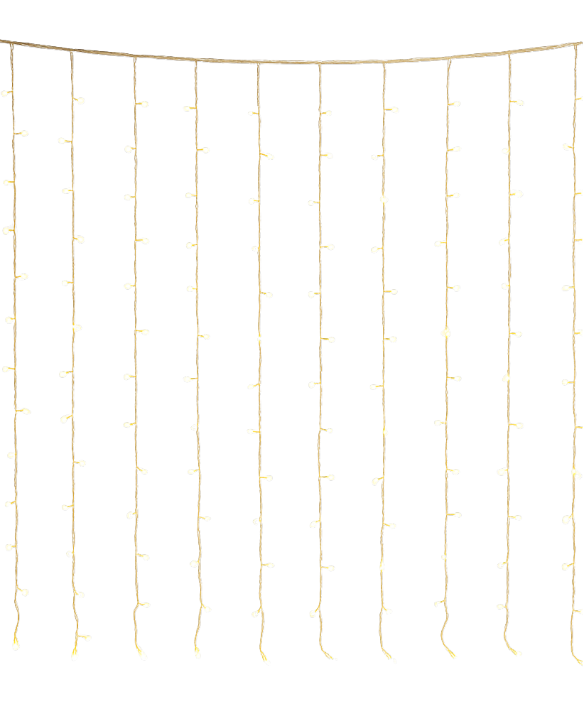 וילון מפל לד – 280 נורות | 3×3 מטר | תאורה דקורטיבית מרהיבה לבית, גינה ואירועים
