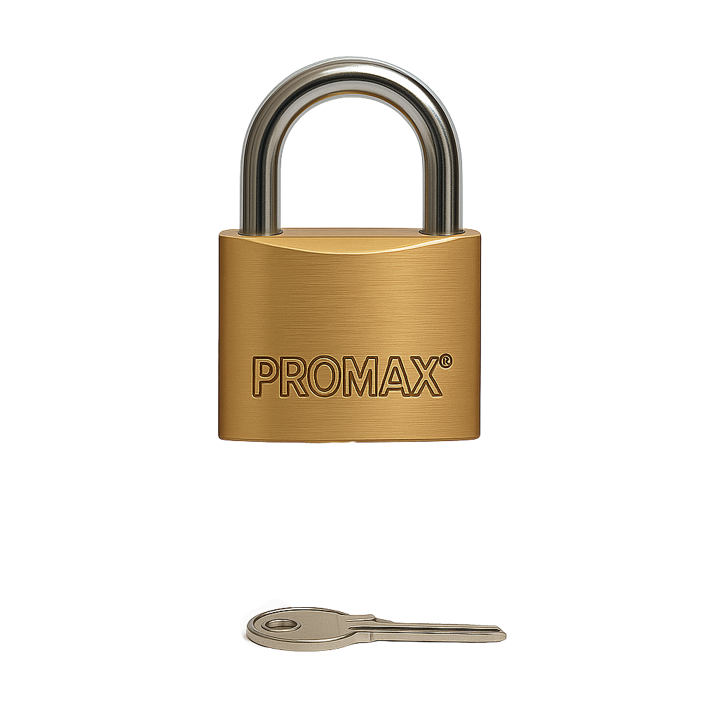 מנעול תלייה 40 מ"מ גובה 6 ס"מ + 2 מפתחות
