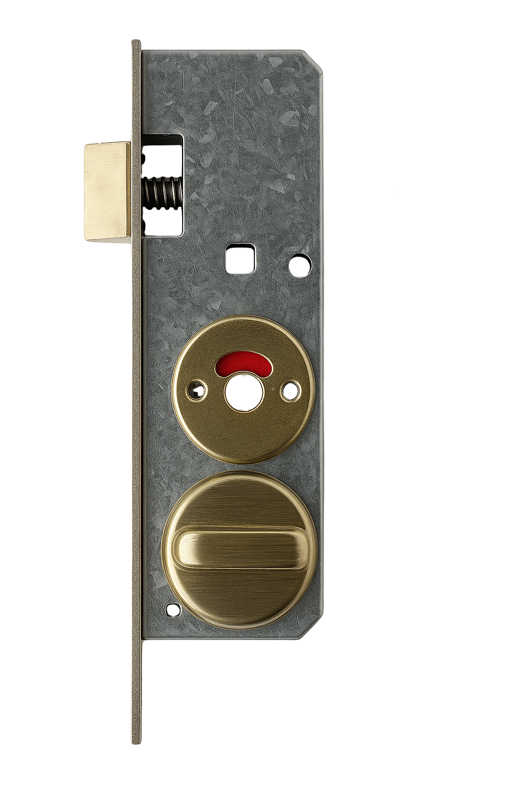 מנעול חבוי לשירותים לדלת עץ ופלדה - נעילת תפוס פנוי
