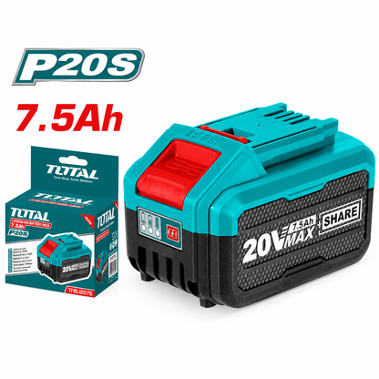 סוללת ליתיום TOTAL 20V 7.5Ah