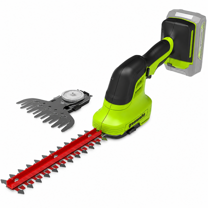 מגזמת 2 ב-1 Greenworks G24SHT 24V - כולל סוללה ומטען