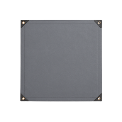 שמשונית 2x3 מטר, איכותית במיוחד, עשויה PVC, צבע אפור, 420 גרם למ"ר – כולל טבעות מחוזקות