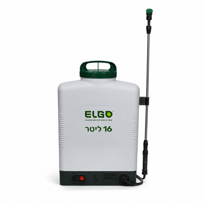 מרסס גב מקצועי - Premium - גרמניה - 16 ליטר - לחץ עד 6 בר - סוללה 12AH - עמיד קורוזיה - לחקלאות והדברה
