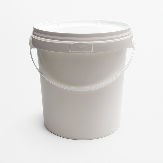 דלי פלסטיק 5 ליטר עם מכסה – איכותי, עמיד ומאושר למזון