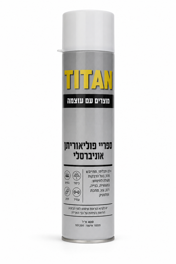 ספריי קצף פוליאוריתן אוניברסלי לבידוד ואיטום, למילוי, התקנת דלתות ומשקופים, בידוד ואיטום תפרים וסדקים