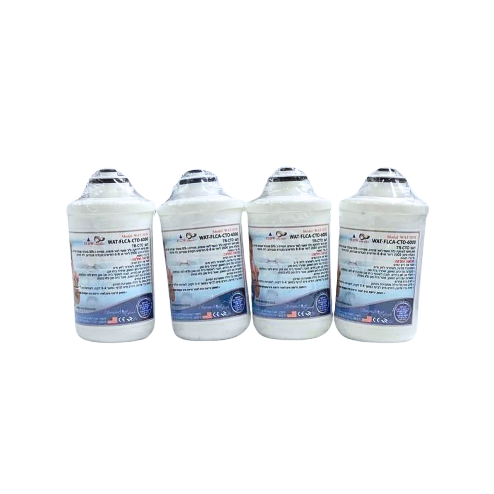 ערכת 4 סננים + נורת UV, למתקן מים קומפקט דגם WAT- BAR- 1100 (M101), WAT-FT-SET-9020
