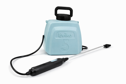 מרסס חשמלי אביקה, 5 ליטר, סוללת ליתיום, טעינת יו אס בי, עד 80 דקות עבודה