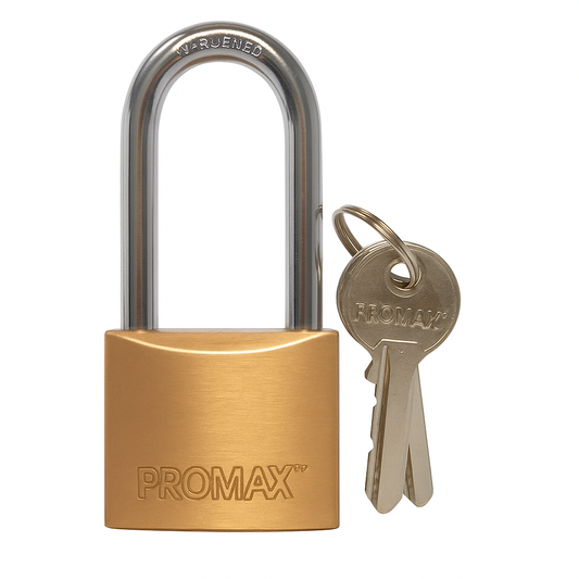 מנעול תלייה 40 מ"מ גובה 10 ס"מ + 2 מפתחות
