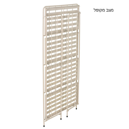 מעמד לעציצים דקורטיבי 4 קומות מברזל | עמיד ואלגנטי בגימור אופוויט לבית, מרפסת וגינה