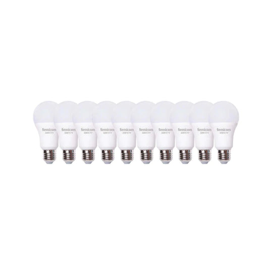 עשר נורות 15W A60 SAFETY DL אור יום, חסכוניות ועמידות לאורך זמן, עמידה ל 25,000 שעות