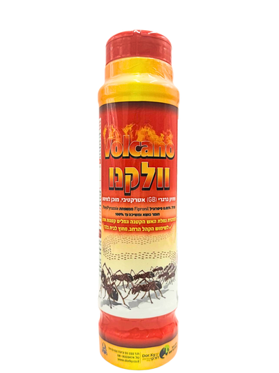 וולקנו, 500 גרם, פיתיון גרגירי להדברת נמלת האש הקטנה והדברת רוב סוגי הנמלים בישראל

